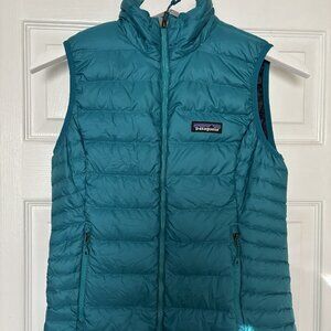 Patagonia Down Sweater Vest - Women's Elwha Blue, XS